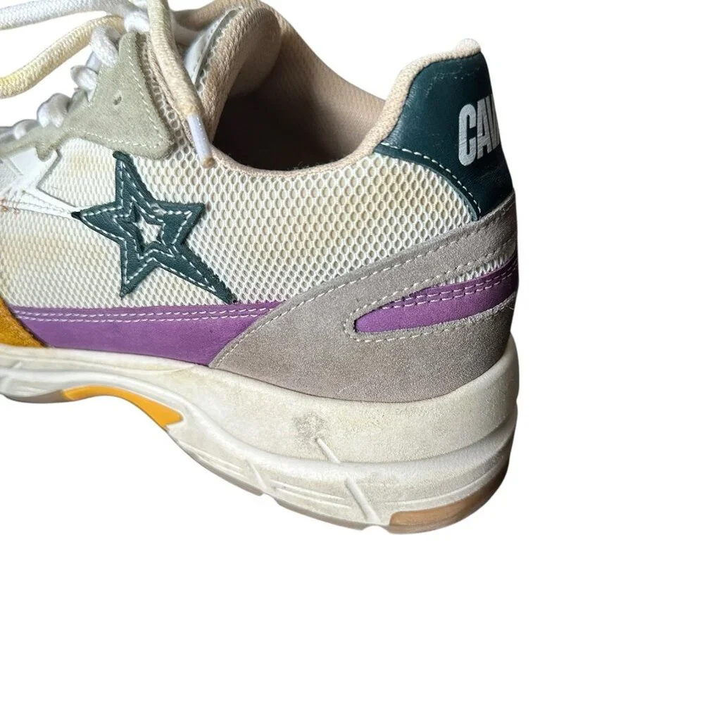 Caval Les Super‎ Nova Sneakers Multicolored Leather Suede Mesh EU 39 Sustainable